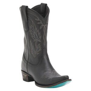 LANE Made In Mexico Leather Sandaga Midi Western Boots
